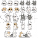 【グッズ-シール】しかるねこ フレークシールの画像