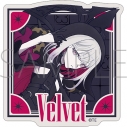 【グッズ-ステッカー】THE RIBBON HERO リボンヒーロー ステッカー/ベルベットの画像