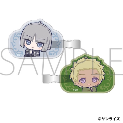 【グッズ-ヘアバンド】機動戦士ガンダムSEED FREEDOM ZERO アクリルヘアクリップセット/ぬいパル すきっぷ イザーク・ジュール&ディアッカ・エルスマン