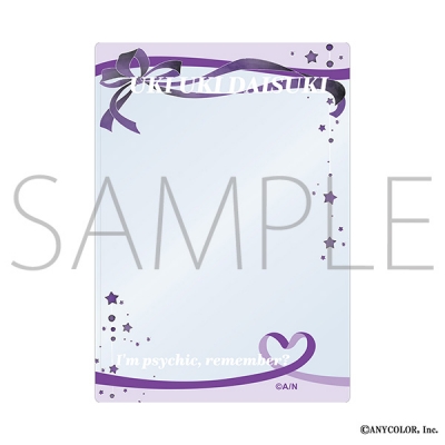 【グッズ-フォトアルバム】NIJISANJI EN ライバー名言硬質ブロマイドケース/Uki Violeta