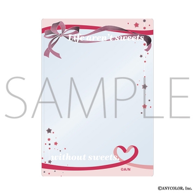 【グッズ-フォトアルバム】NIJISANJI EN ライバー名言硬質ブロマイドケース/Ver Vermillion