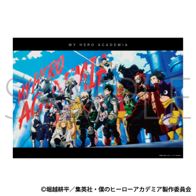【グッズ-ポスター】僕のヒーローアカデミア A3クリアポスター/C