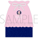 【グッズ-巾着】初音ミクシリーズ アクリルチャーム付き巾着/巡音ルカの画像