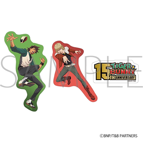 TIGER & BUNNY 15周年 ステッカーセット