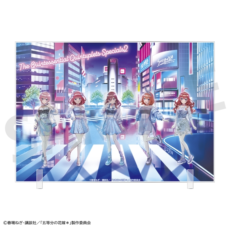 【グッズ-ボード】五等分の花嫁＊ A5アクリルボード