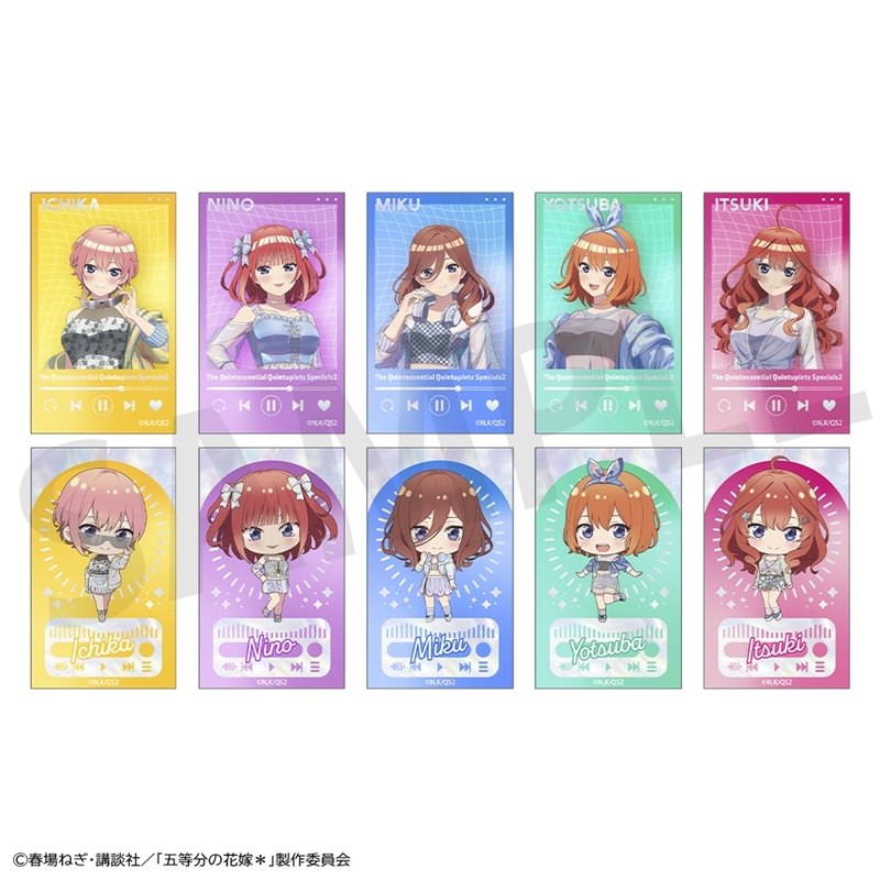 【グッズ-ブロマイド】五等分の花嫁＊ トレーディングミニブロマイド