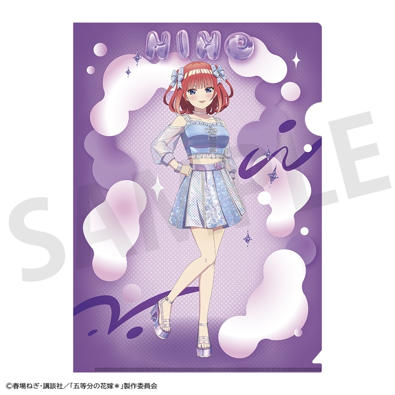 【グッズ-クリアファイル】五等分の花嫁＊ A4クリアファイル Y3K 中野二乃
