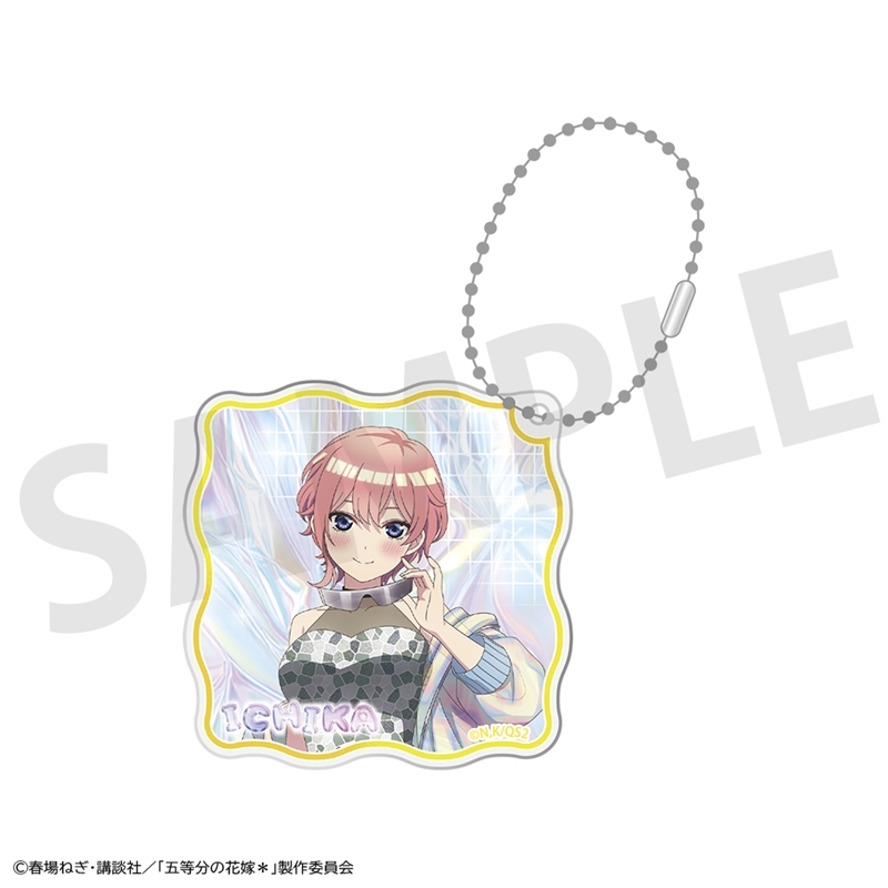 【グッズ-キーホルダー】五等分の花嫁＊ キラキラアクリルキーホルダー 中野一花