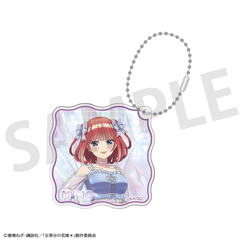 【グッズ-キーホルダー】五等分の花嫁＊ キラキラアクリルキーホルダー 中野二乃