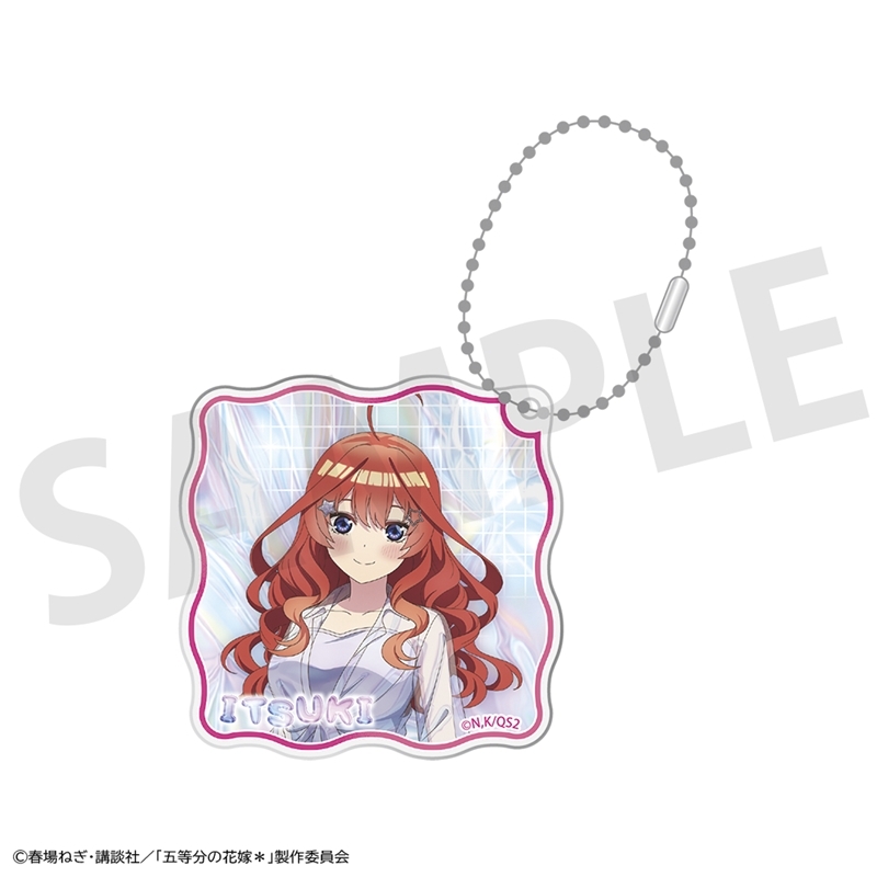 【グッズ-キーホルダー】五等分の花嫁＊ キラキラアクリルキーホルダー 中野五月