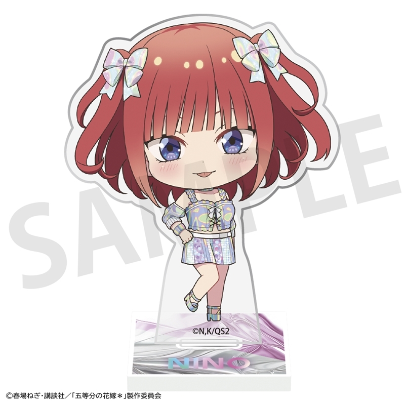 【グッズ-スタンドポップ】五等分の花嫁＊ ミニアクリルスタンドプレート 中野二乃