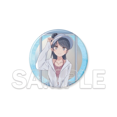 【グッズ-バッチ】『青春ブタ野郎はビーチクイーンの夢を見ない+』 BIGキラキラ缶バッジ 桜島麻衣