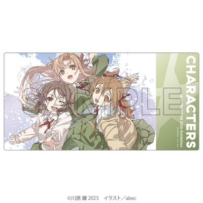 【グッズ-デスクマット】abec/BUNBUN 20th Exhibition CHARACTERS デスクマット 『ソードアート・オンライン』アスナ&シリカ&リズベット