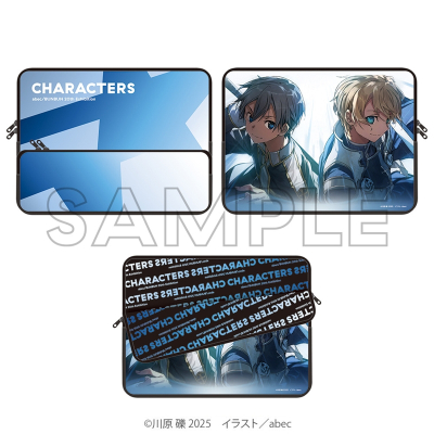 【グッズ-ケース】abec/BUNBUN 20th Exhibition CHARACTERS マルチケース 『ソードアート・オンライン』キリト&ユージオ
