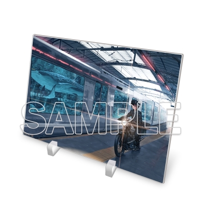 【グッズ-置きもの】『キノの旅 the Beautiful World』 25周年記念 アクリルイラストプレート C 駅