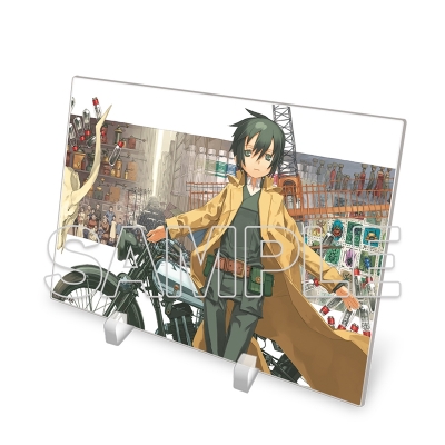 【グッズ-置きもの】『キノの旅 the Beautiful World』 25周年記念 アクリルイラストプレート F 2004年ポスター