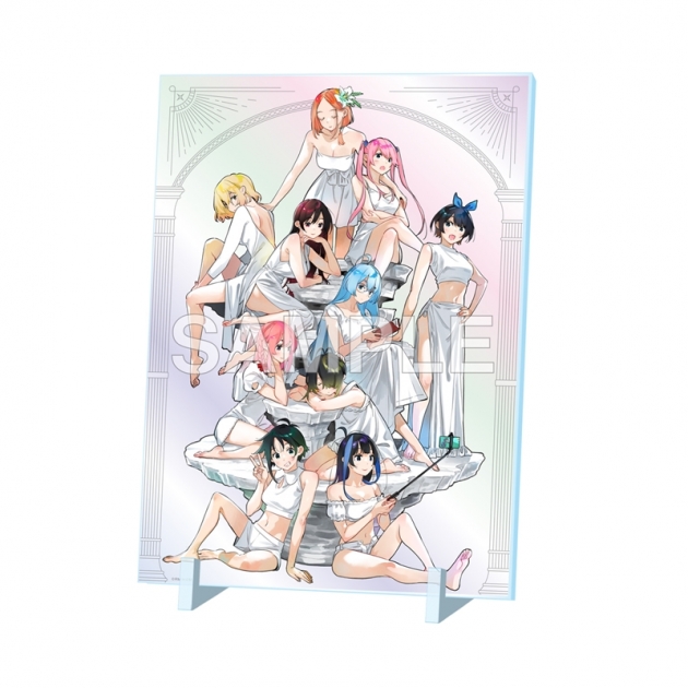 【グッズ-置きもの】「彼女、お借りします」×「紫雲寺家の子供たち」 オーロラアクリルパネル ver. Venus