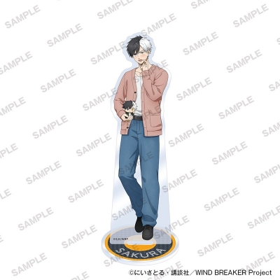 【グッズ-スタンドポップ】TVアニメ「WIND BREAKER」 アクリルスタンド ぬいぐるみといっしょver. 桜遥