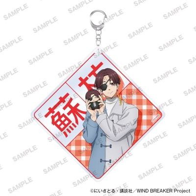 【グッズ-キーホルダー】TVアニメ「WIND BREAKER」 ネームキーホルダー ぬいぐるみといっしょver. 蘇枋隼飛