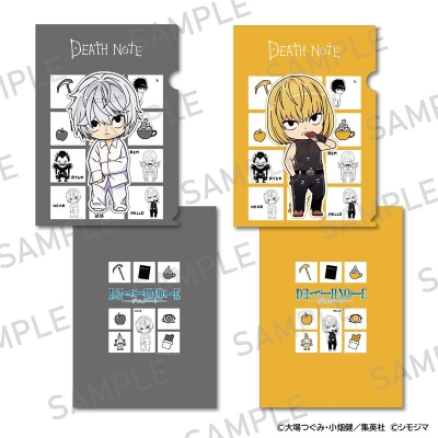 【グッズ-クリアファイル】DEATH NOTE A4クリアファイル2枚セット シモジマコラボver. ニア・メロ