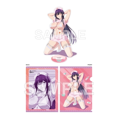 【グッズ-セットもの】履いてください、鷹峰さん クリアファイル&アクリルスタンドセット