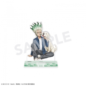 グッズ-スタンドポップ】Dr.STONE アクリルスタンド with Dogs ver 