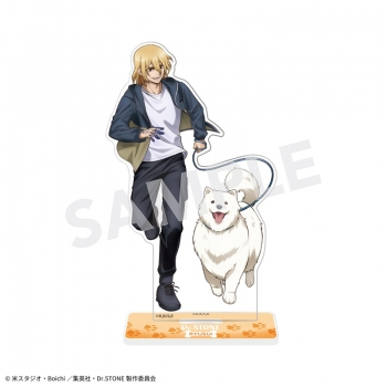 グッズ-スタンドポップ】Dr.STONE アクリルスタンド with Dogs ver 