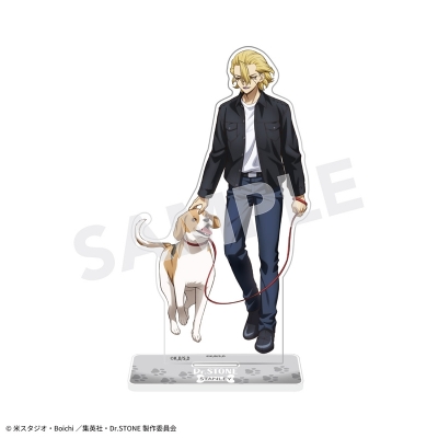 【グッズ-スタンドポップ】Dr.STONE アクリルスタンド with Dogs ver. スタンリー・スナイダー