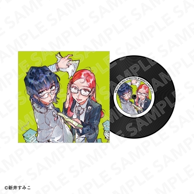 【グッズ-コースター】気になってる人が男じゃなかった レコード風コースター A