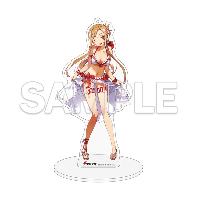 【グッズ-スタンドポップ】『ソードアート・オンライン』 電撃文庫 水着アクリルマスコット『ソードアート・オンライン』【復刻版】【再販】