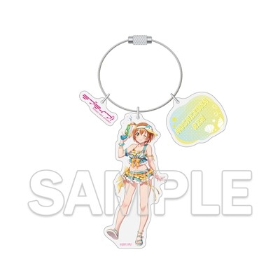【グッズ-キーホルダー】ラブライブ!シリーズ ワイヤーアクリルキーホルダー 星空 凛