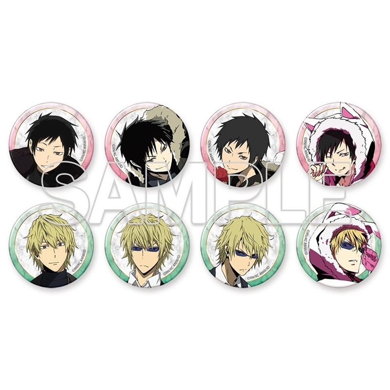 【グッズ-バッチ】デュラララ!!×２ Ver.winter トレーディング缶バッジ 折原臨也＆平和島静雄