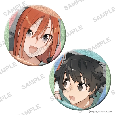 【グッズ-バッチ】「神さまがまちガえる」 仲谷鳰 POP UP SHOP きらきら缶バッジセット 神さまがまちガえる