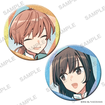 【グッズ-バッチ】「やがて君になる」 仲谷鳰 POP UP SHOP きらきら缶バッジセット やがて君になる 描き下ろし