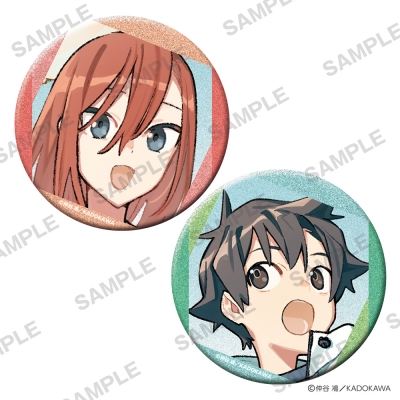 【グッズ-バッチ】「神さまがまちガえる」 仲谷鳰 POP UP SHOP きらきら缶バッジセット 神さまがまちガえる 描き下ろし