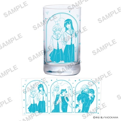 【グッズ-タンブラー・グラス】「やがて君になる」「神さまがまちガえる」「きみは終末」 仲谷鳰 POP UP SHOP グラス 描き下ろし