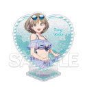【グッズ-スタンドポップ】ラブライブ!スーパースター!! ハート型ラメ入りアクリルスタンド 唐 可可の画像