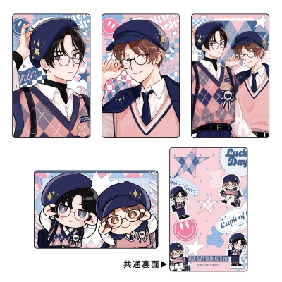 【グッズ-カード】みなと商事コインランドリー トレーディングカードセット PINK/NAVY TRAD. CLUB ver.
