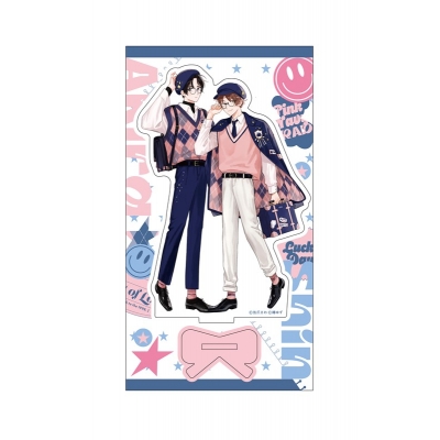 【グッズ-スタンドポップ】みなと商事コインランドリー アクリルスタンド PINK/NAVY TRAD. CLUB ver.