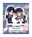 【グッズ-スタンドポップ】みなと商事コインランドリー アクリルスタンド デフォルメ PINK/NAVY TRAD. CLUB ver.の画像