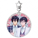 【グッズ-キーホルダー】異世界の沙汰は社畜次第 ラメアクリルキーホルダー PINK/NAVY TRAD. CLUB ver.の画像