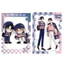 【グッズ-クリアファイル】みなと商事コインランドリー クリアファイルセット PINK/NAVY TRAD. CLUB ver.の画像