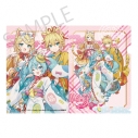 【グッズ-クリアファイル】「初音ミク×招き猫×真夏の熊谷」 クリアファイル 初音ミク 白猫 / 鏡音リン・レン Art by イコモチの画像