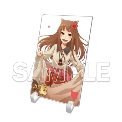 【グッズ-置きもの】『狼と香辛料』 原作20周年記念 アクリルプレートB