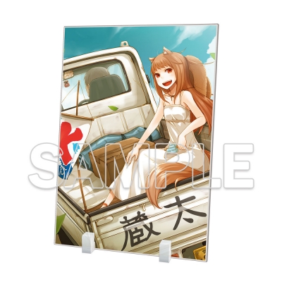 【グッズ-置きもの】『狼と香辛料』 原作20周年記念 ビッグアクリルプレート A