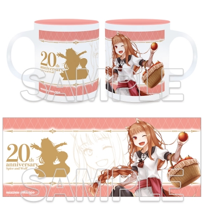 【グッズ-マグカップ】『狼と香辛料』 原作20周年記念 マグカップ おでかけver.