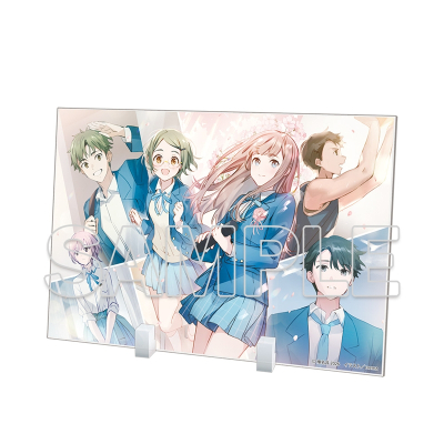 【グッズ-置きもの】レプリカだって、恋をする。 ビッグアクリルプレート A