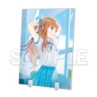 【グッズ-置きもの】レプリカだって、恋をする。 ビッグアクリルプレート C