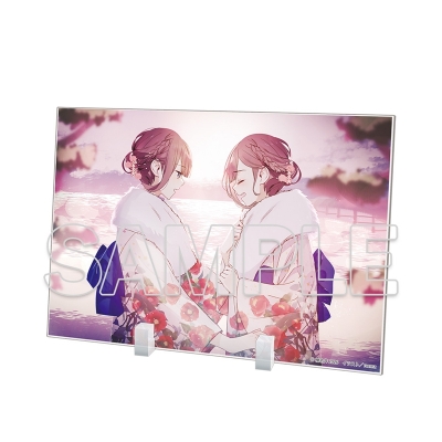 【グッズ-置きもの】レプリカだって、恋をする。 ビッグアクリルプレート F
