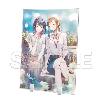 【グッズ-置きもの】安達としまむら ビッグアクリルプレート D